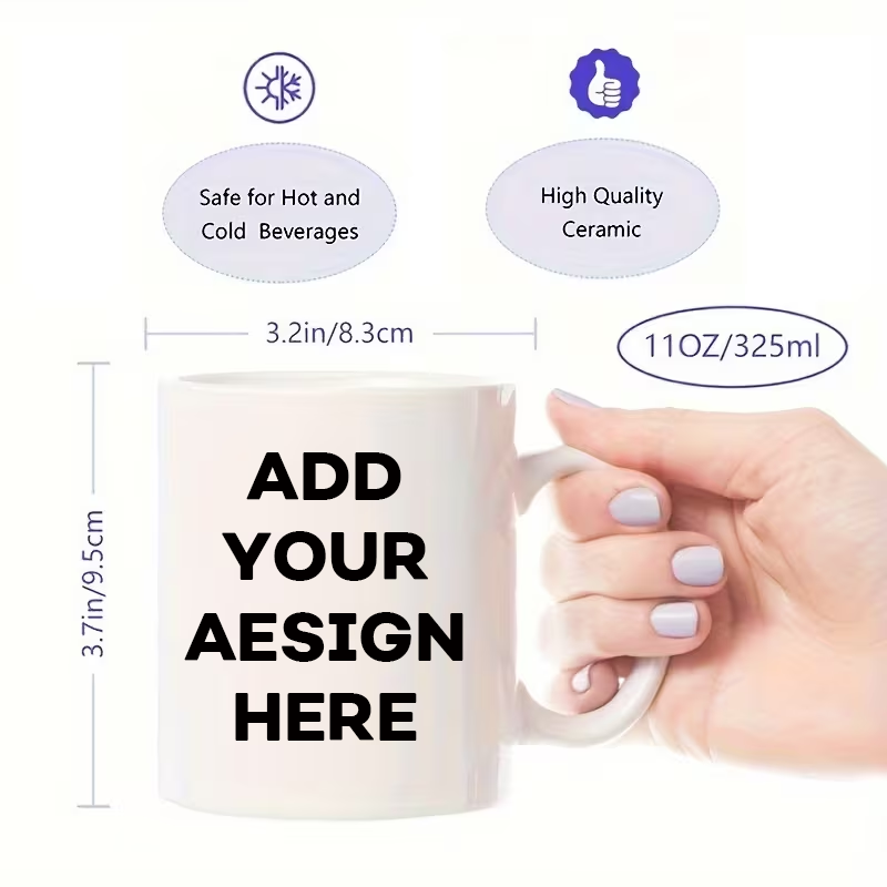 Coffee Tea Images - Kubek z własnym imieniem, zdjęciem i