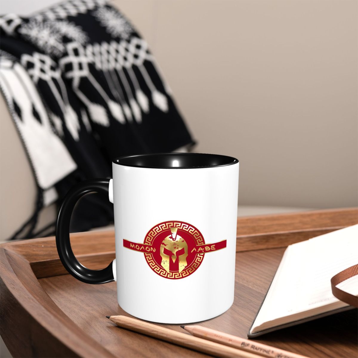 Kubek z logo hełmu Spartan War – Coffee Tea Name recenzja i cena