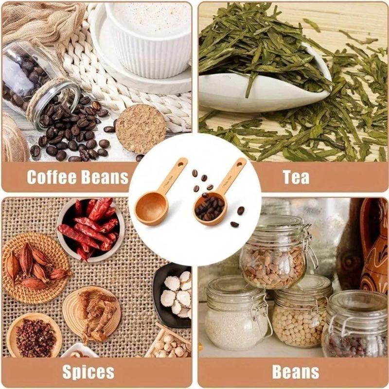 Przenośna drewniana łyżka mier – Coffee Tea Sugar recenzja i cena