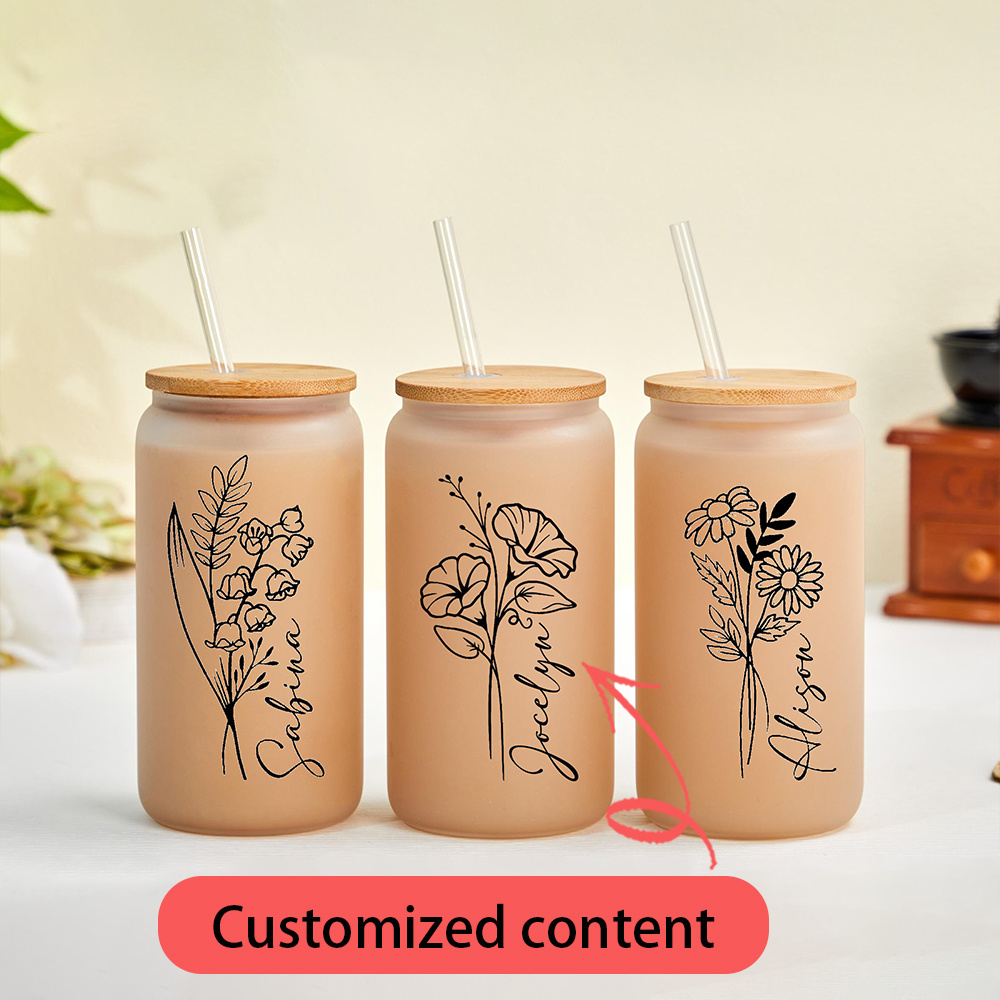 Personalizowany szklany kubek  – Coffee Tea Name recenzja i cena