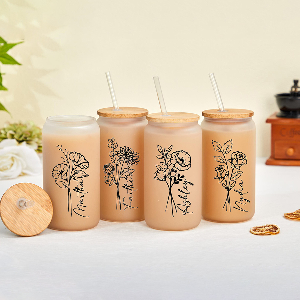 Personalizowany szklany kubek  – Coffee Tea Name recenzja i cena