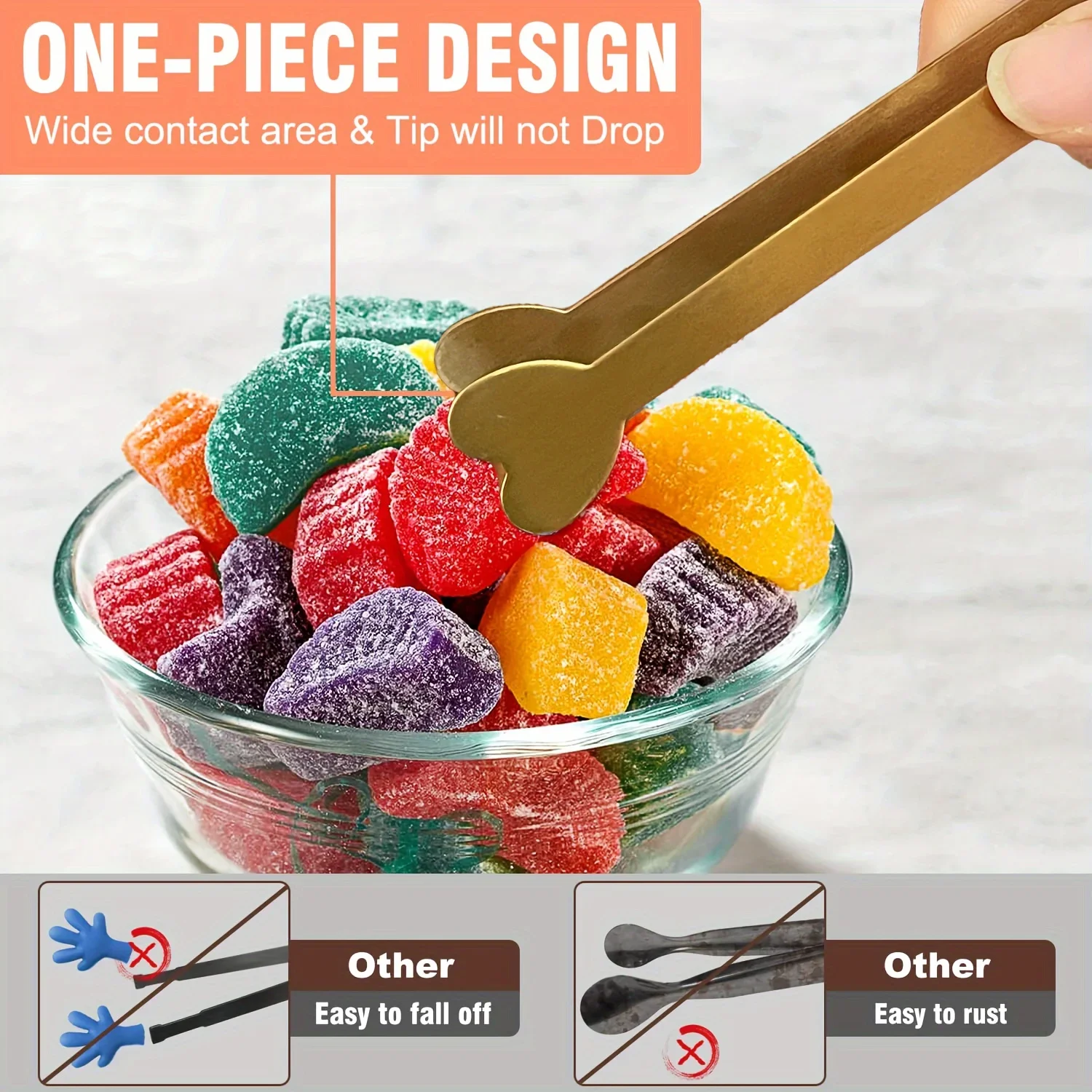 Mini szczypce ze stali nierdze – Coffee Tea And Sugar Set recenzja i cena