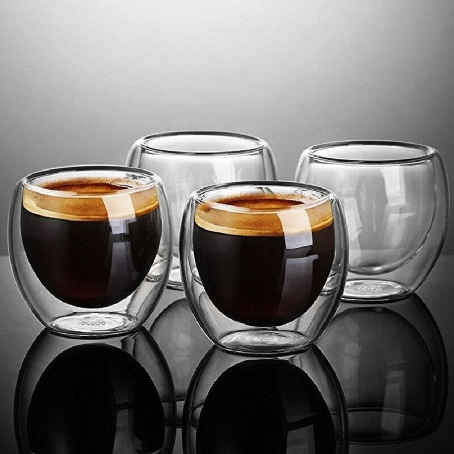 Szklane kubki do kawy z podwój – Coffee Tea And Sugar Set recenzja i cena