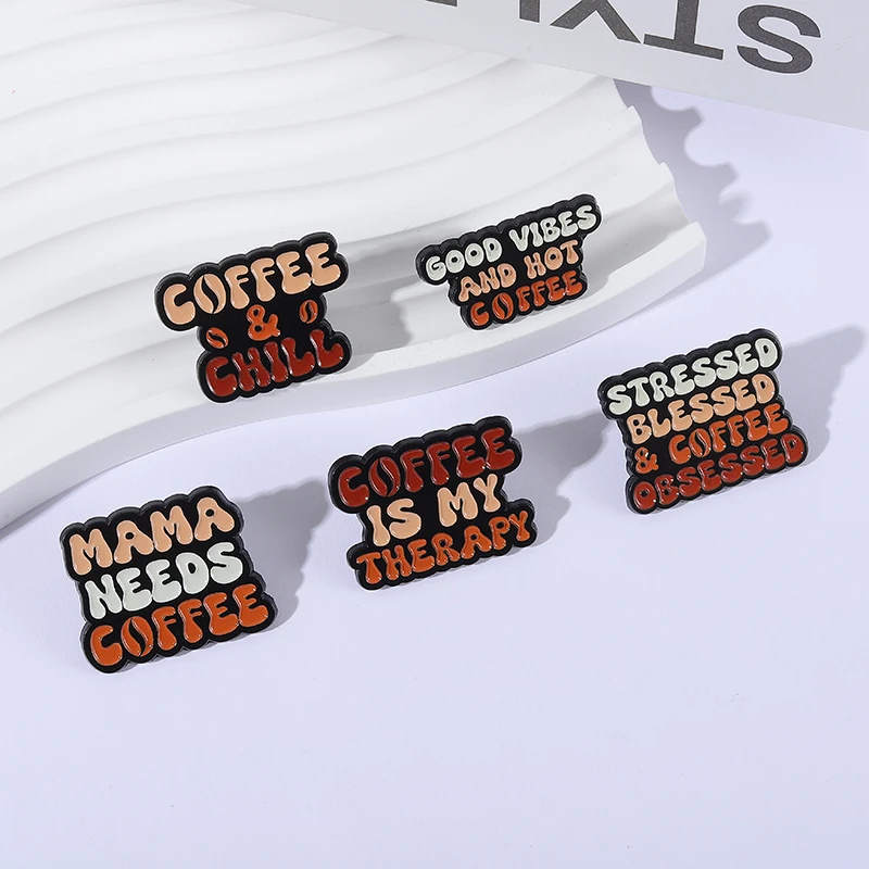 Przyciski emaliowane z napisam – Coffee Tea Name recenzja i cena