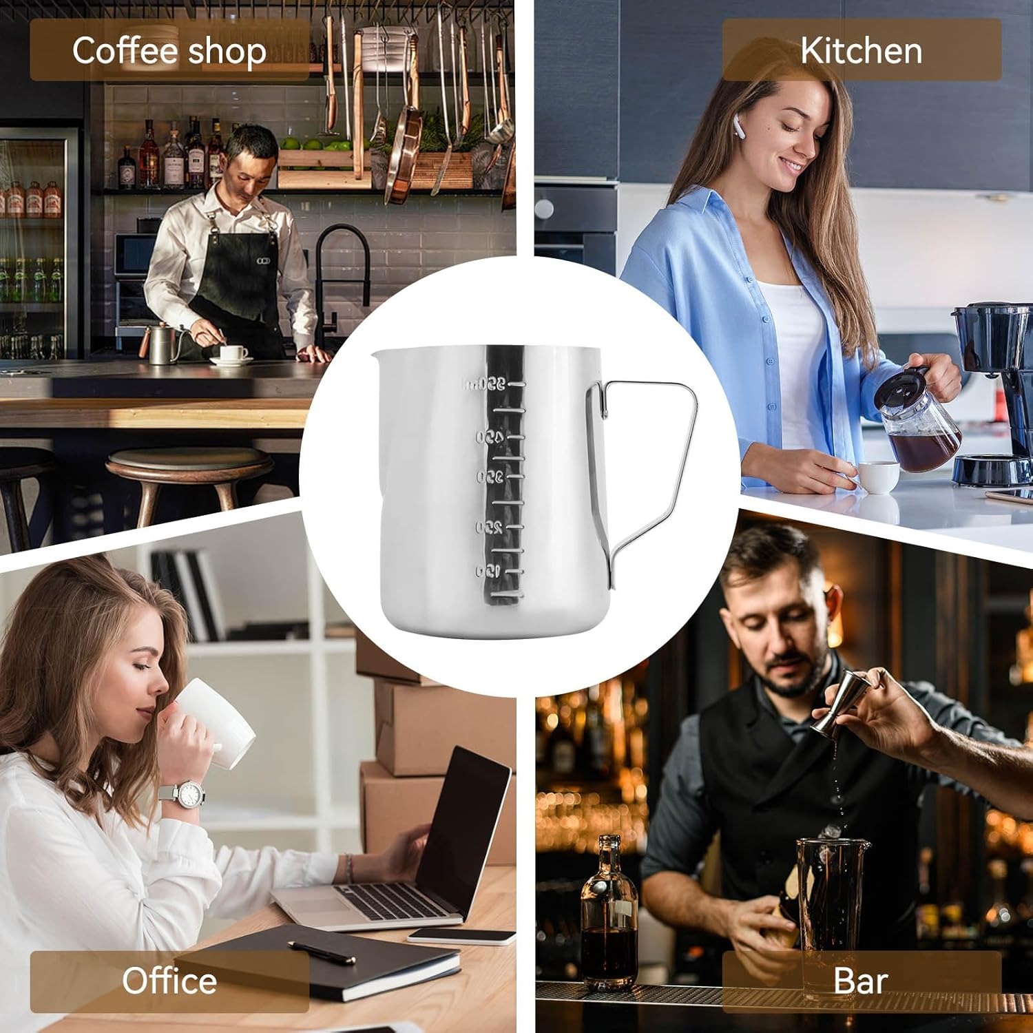 Dzbanek do spieniania mleka, d – Barista Milk Jug recenzja i cena