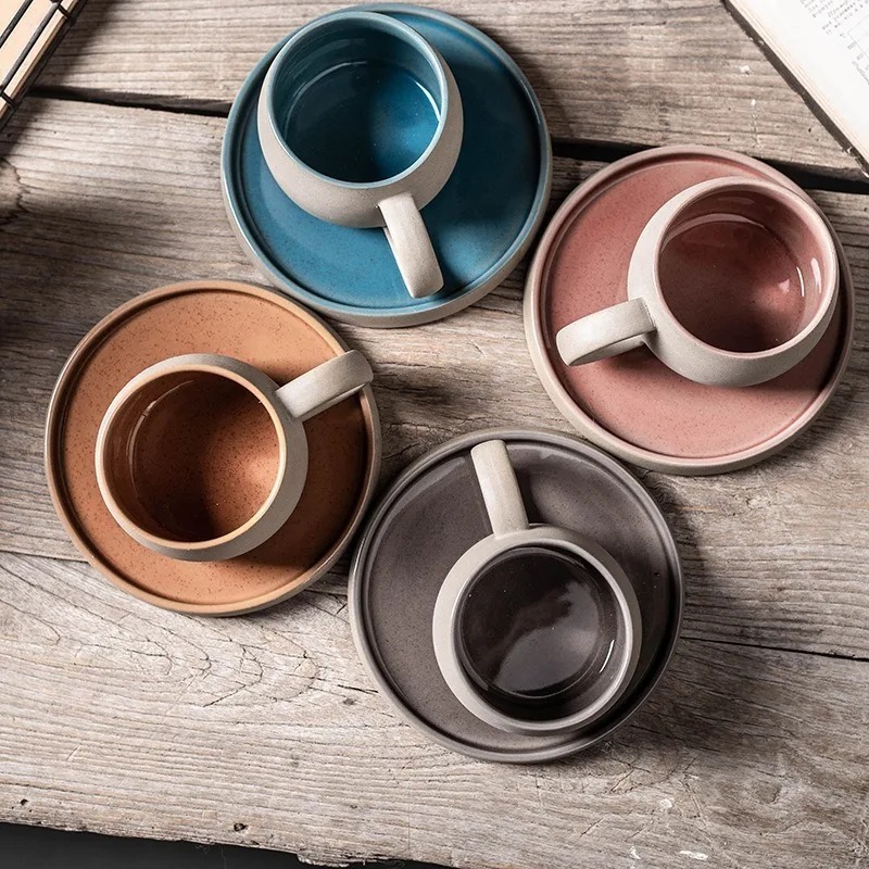 Zestaw ceramicznych filiżanek  – Coffee Tea And Sugar Set recenzja i cena