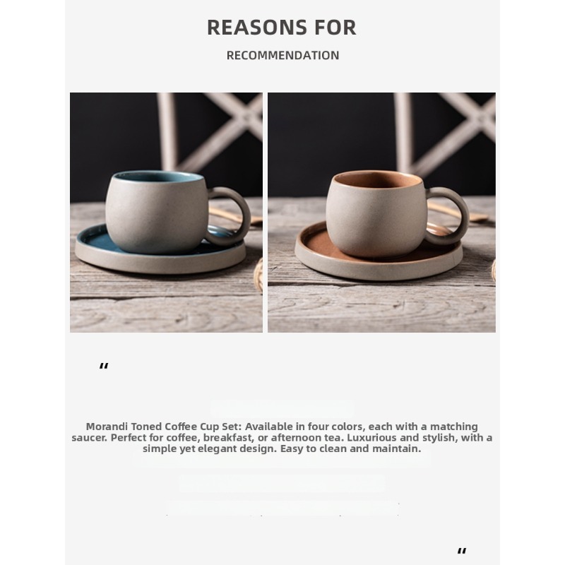 Zestaw ceramicznych filiżanek  – Coffee Tea And Sugar Set recenzja i cena